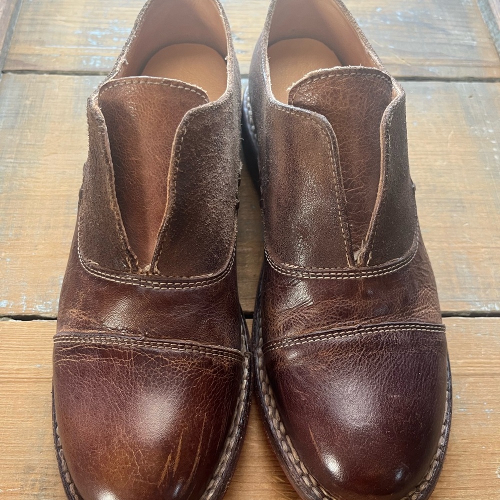 BedStu Cobbler Brown Leather Shoes
